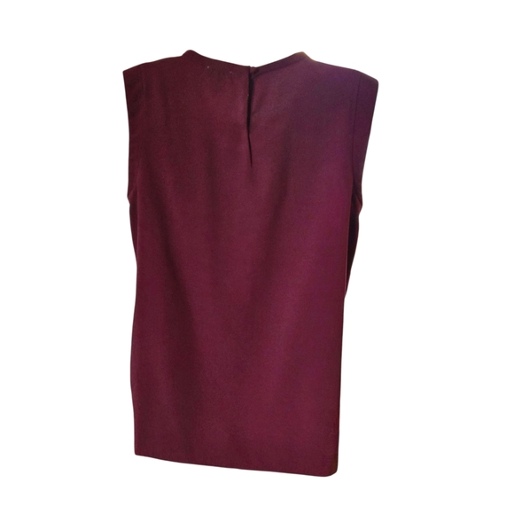 J. Crew Rich Burgundy Tank Top - Picture 6 of 8